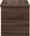 vidaXL - Opbergbox - 90x35x35 - cm - bewerkt - hout - bruin - eikenkleur