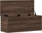 vidaXL - Opbergbox - 90x35x35 - cm - bewerkt - hout - bruin - eikenkleur