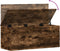 vidaXL - Opbergbox - 90x35x35 - cm - bewerkt - hout - gerookt - eikenkleurig