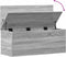 vidaXL - Opbergbox - 90x35x35 - cm - bewerkt - hout - grijs - sonoma - eikenkleurig