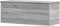 vidaXL - Opbergbox - 90x35x35 - cm - bewerkt - hout - grijs - sonoma - eikenkleurig
