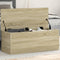 vidaXL - Opbergbox - 90x35x35 - cm - bewerkt - hout - sonoma - eikenkleurig