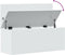 vidaXL - Opbergbox - 90x35x35 - cm - bewerkt - hout - wit