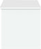 vidaXL - Opbergbox - 90x35x35 - cm - bewerkt - hout - wit