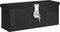 vidaXL - Opbergbox - 90x47x33,5 - cm - aluminium - zwart