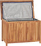 vidaXL - Opbergbox - 90x50x58 - cm - massief - teakhout
