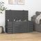 vidaXL - Opbergbox - 91x40,5x42 - cm - massief - grenenhout - grijs