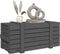 vidaXL - Opbergbox - 91x40,5x42 - cm - massief - grenenhout - grijs