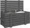 vidaXL - Opbergbox - 91x40,5x42 - cm - massief - grenenhout - grijs