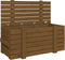 vidaXL - Opbergbox - 91x40,5x42 - cm - massief - grenenhout - honingbruin