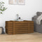 vidaXL - Opbergbox - 91x40,5x42 - cm - massief - grenenhout - honingbruin