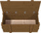 vidaXL - Opbergbox - 91x40,5x42 - cm - massief - grenenhout - honingbruin