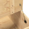 vidaXL - Opbergbox - Corona - 78x78x45 - cm - massief - grenenhout
