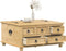 vidaXL - Opbergbox - Corona - 90x78x45 - cm - massief - grenenhout