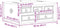 vidaXL - Opbergbox - Corona - 90x78x45 - cm - massief - grenenhout