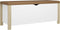 vidaXL - Opbergbox - en - kussen - 105x40x45 - cm - spaanplaat - wit - en - sonoma - eiken