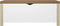 vidaXL - Opbergbox - en - kussen - 105x40x45 - cm - spaanplaat - wit - en - sonoma - eiken