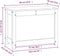 vidaXL - Opbergbox - grijs - 60x32x45,5 - cm - massief - grenenhout