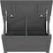 vidaXL - Opbergbox - grijs - 60x32x45,5 - cm - massief - grenenhout