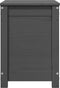 vidaXL - Opbergbox - grijs - 60x32x45,5 - cm - massief - grenenhout