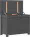 vidaXL - Opbergbox - grijs - 60x32x45,5 - cm - massief - grenenhout