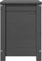 vidaXL - Opbergbox - grijs - 60x32x45,5 - cm - massief - grenenhout