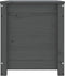 vidaXL - Opbergbox - grijs - 80x40x45,5 - cm - massief - grenenhout