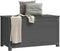 vidaXL - Opbergbox - grijs - 80x40x45,5 - cm - massief - grenenhout
