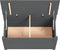 vidaXL - Opbergbox - grijs - 80x40x45,5 - cm - massief - grenenhout
