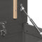 vidaXL - Opbergbox - grijs - 80x40x45,5 - cm - massief - grenenhout