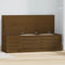 vidaXL - Opbergbox - honingbruin - 109x36,5x33 - cm - massief - grenenhout