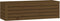 vidaXL - Opbergbox - honingbruin - 109x36,5x33 - cm - massief - grenenhout