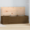 vidaXL - Opbergbox - honingbruin - 109x36,5x33 - cm - massief - grenenhout