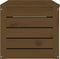 vidaXL - Opbergbox - honingbruin - 109x36,5x33 - cm - massief - grenenhout