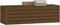 vidaXL - Opbergbox - honingbruin - 109x36,5x33 - cm - massief - grenenhout