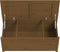 vidaXL - Opbergbox - honingbruin - 110x50x45,5 - cm - massief - grenenhout