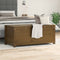 vidaXL - Opbergbox - honingbruin - 110x50x45,5 - cm - massief - grenenhout