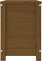 vidaXL - Opbergbox - honingbruin - 60x32x45,5 - cm - massief - grenenhout