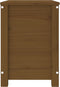 vidaXL - Opbergbox - honingbruin - 60x32x45,5 - cm - massief - grenenhout