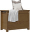 vidaXL - Opbergbox - honingbruin - 60x32x45,5 - cm - massief - grenenhout