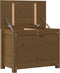 vidaXL - Opbergbox - honingbruin - 60x32x45,5 - cm - massief - grenenhout