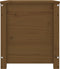 vidaXL - Opbergbox - honingbruin - 80x40x45,5 - cm - massief - grenenhout