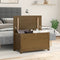 vidaXL - Opbergbox - honingbruin - 80x40x45,5 - cm - massief - grenenhout