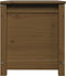vidaXL - Opbergbox - honingbruin - 80x40x45,5 - cm - massief - grenenhout