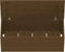 vidaXL - Opbergbox - honingbruin - 89x36,5x33 - cm - massief - grenenhout