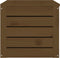 vidaXL - Opbergbox - honingbruin - 89x36,5x33 - cm - massief - grenenhout