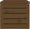 vidaXL - Opbergbox - honingbruin - 89x36,5x33 - cm - massief - grenenhout