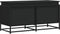 vidaXL - Opbergbox - met - deksel - 100x40x51,5 - cm - bewerkt - hout - zwart