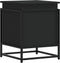 vidaXL - Opbergbox - met - deksel - 40x40x51,5 - cm - bewerkt - hout - zwart