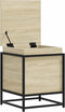 vidaXL - Opbergbox - met - deksel - 40x40x51,5 - cm - bewerkt - hout - sonoma - eiken